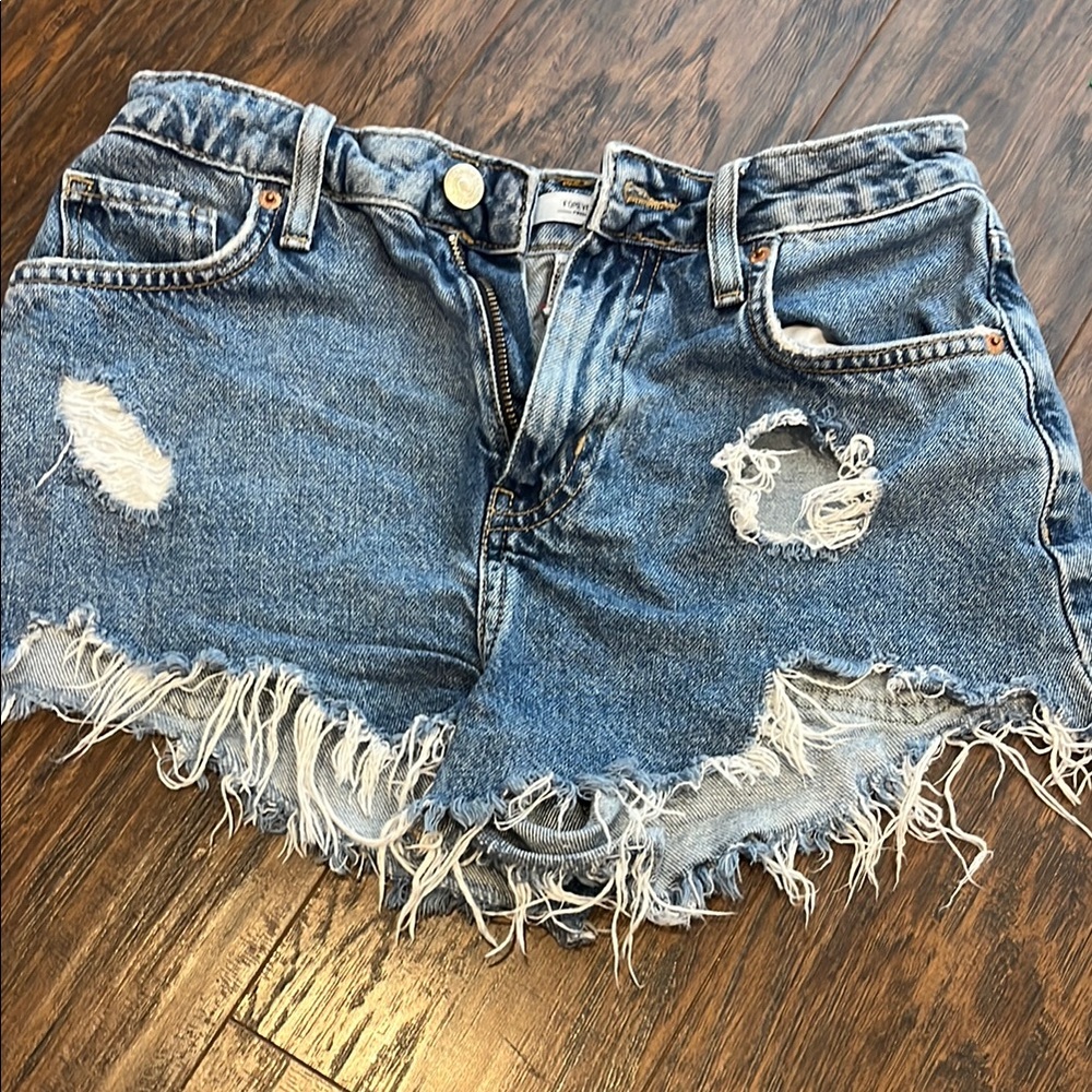 Forever 21 Blue Denim Shorts